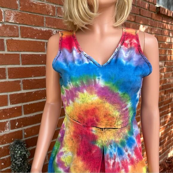 Milkyway tie die festival mini dress - Picture 3 of 12